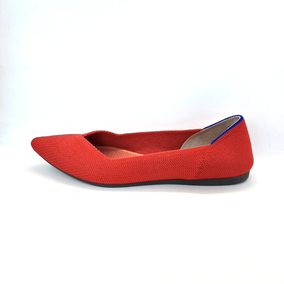 ROTHY'S Poppy Red Flats 6.5 - Picture 2 of 8